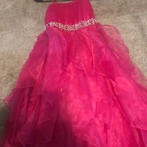 Pink beautiful pageant dress